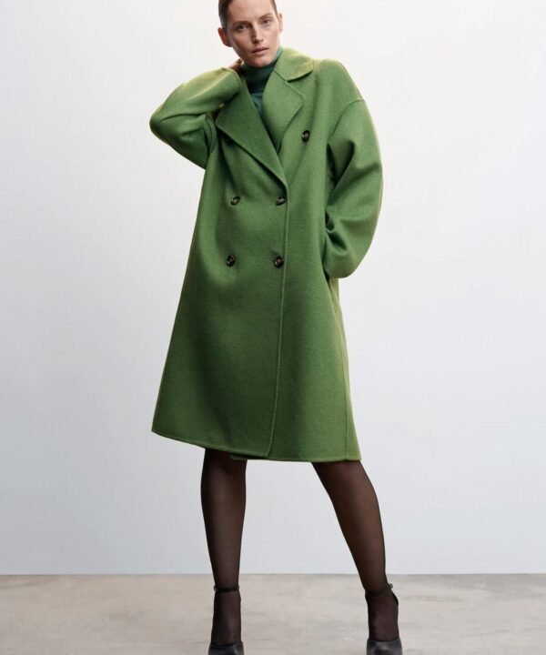 Handmade oversized wool coat