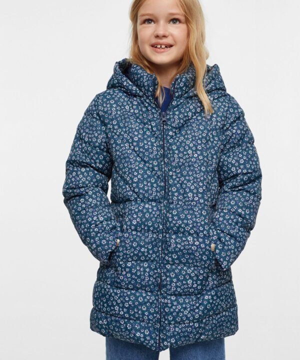Quilted long coat