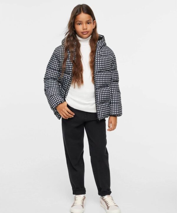 Hood quilted coat
